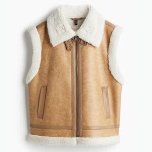 H&M Teddy Fleece Lined Vest